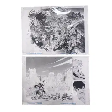 히로아카 원화전 디지털 원고 프린트 2장 세트