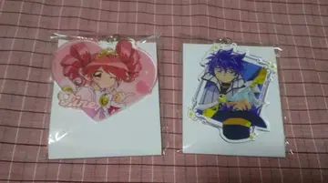 신비한 별의 쌍둥이 공주 파인 제이드 이클립스 츠리비레 아크릴 키링