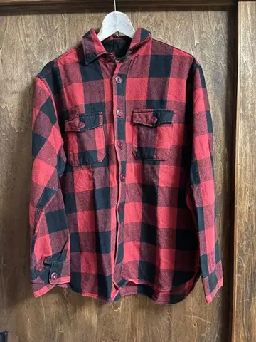 WORKERS 워커즈 버팔로 체크 플란넬 셔츠 16 1/2