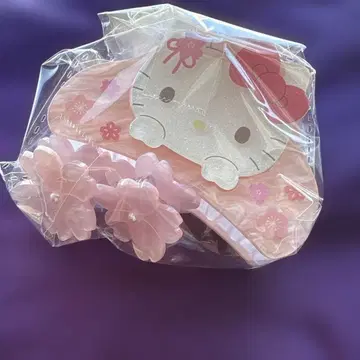 헬로키티 머리핀 벚꽃 머리핀 2개 세트