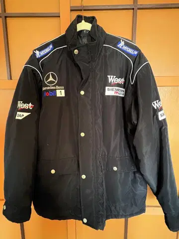 메르세데스-벤츠 웨스트 맥라렌 F1 로고 자켓