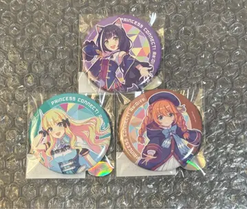 프린세스 커넥트 프리코네 음애니 한정판 캔뱃지 3종 캬루 유니 사렌