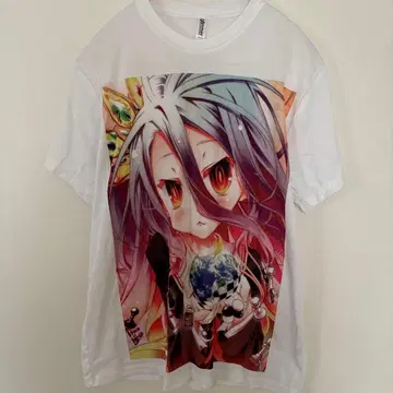 [ 새상품 ] 노 게임 노 라이프 T셔츠 L사이즈