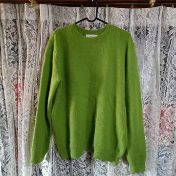 THE NAVY 긴팔 니트 스웨터 밝은 그린