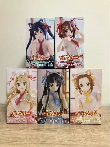 케이온! Trio-Try-iT 피규어 5종 세트 유이 아즈사 초판