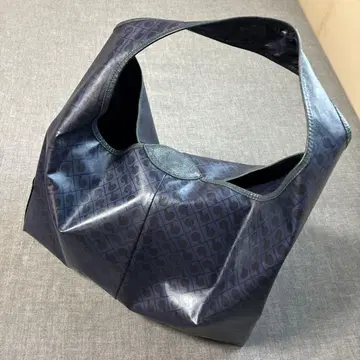 GHERARDIN 리버서블 소프트 원 숄더 핸드백 네이비