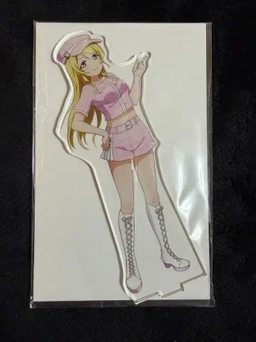 러브 라이브 아야세 에리 girly pink 빅 아크릴 스탠드