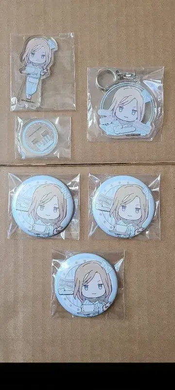 [ 미사용 ] 우타프리 EXPO 애니카페 카뮤 굿즈 5점 세트