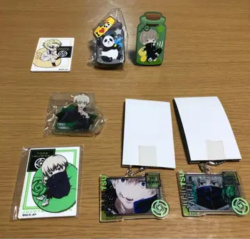 주술회전 이누마키 토게 나나미 켄토 팬더 아크릴 키링 클립 마그넷