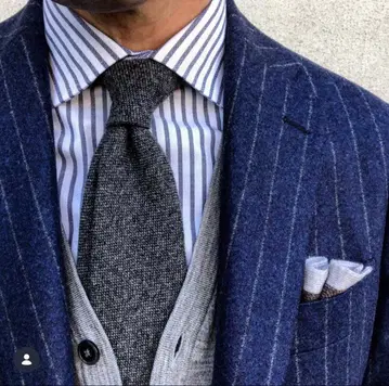 새상품급 자켓 스트라이프 링자켓 드라퍼스 플란넬