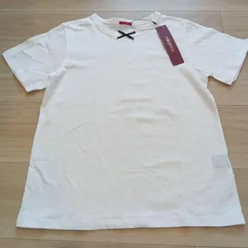 coz mikomori 화이트 T셔츠 리본 포함