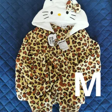 헬로 키티 레오파드 무늬 룸웨어 M 인형옷 일본 돈키 한정판
