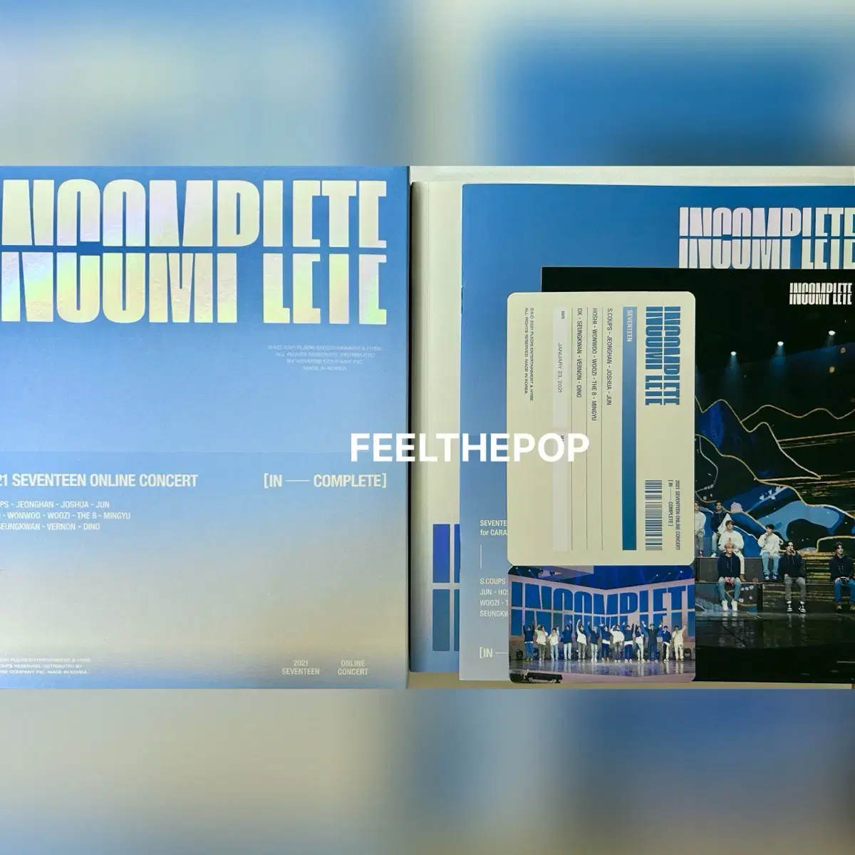 Seventeen Incomplete DVD on Bunjang Global Site.