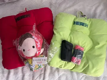 IU 봉제 인형 방석 2종 쌍안경 세트