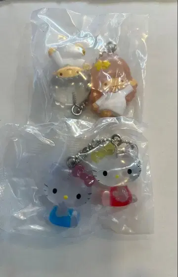 나카요시 드롭 참 헬로키티 키키라라 캡슐 토이 세트