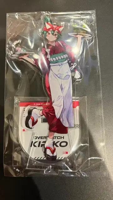 오버워치 다이스 아크릴 스탠드 인터넷 카페 콜라보 키리코