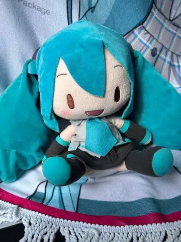 하츠네 미쿠 메가 점보 복슬복슬 봉제 인형