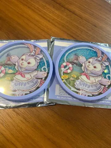 새상품 스텔라 루 홍콩 디즈니 랜덤 더피 프렌즈 코스터 2개