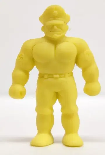 반다이 근육맨 지우개 레귤러 파트025 343 브로켄 JrE 옐로우 컬러