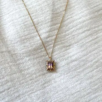 아메트린 10K 목걸이