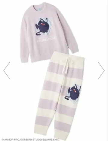 젤라또피케 드래곤 퀘스트 드라키 베비모코 풀오버 & 보더 롱 팬츠