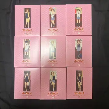 미사용품 케이온 등신대 천 포스터 전 9종 세트