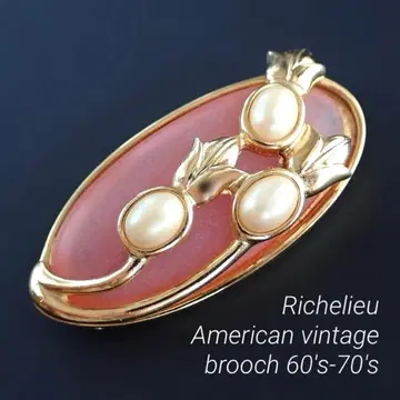 Richelieu 리슐리외 브로치 아메리칸 빈티지 모조 진주