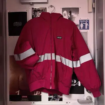 90's/LANDS'END/nylon reflector jacket
