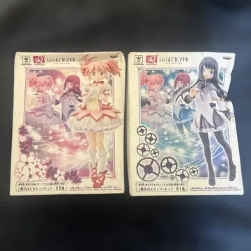 미사용 새상품 SQ 마도카 마기카 피규어 2체 세트 상자 데미지