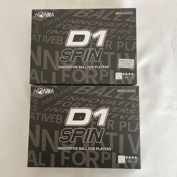 HONMA D1 SPIN 골프공 화이트 2더즌 세트
