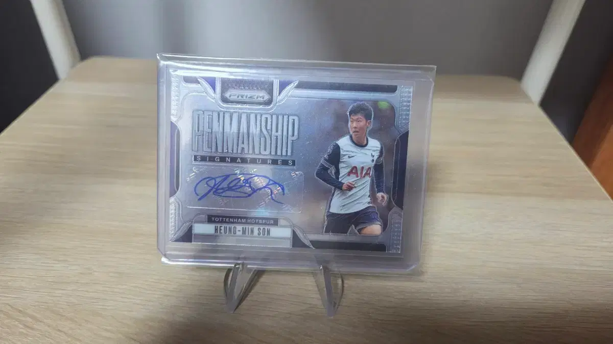 손흥민 Panini Prizm 펜맨십 사인 카드