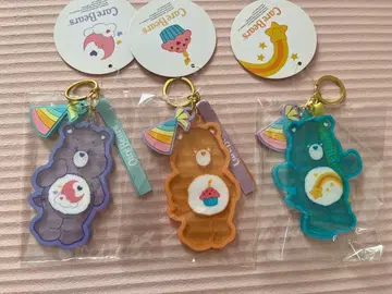 [택 포함 새상품] 케어베어 아크릴 키링 세트