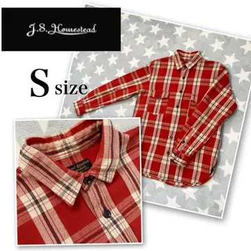 J.S Homestead 체크 무늬 셔츠 플란넬 셔츠