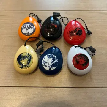 에반게리온 사운드 드롭 보이스 키링 나기사 카오루 아야나미 레이 6점