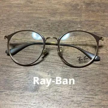 레이밴 브라운 라운드 안경