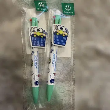 산리오 x LAWSON 제일복권 볼펜 케로케로케로피 2개