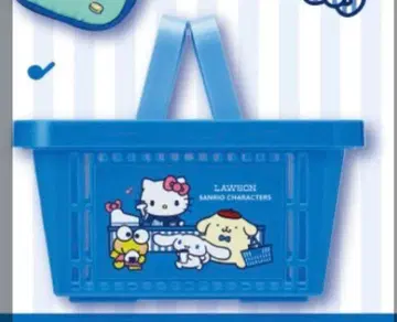로손 산리오 복권 플라스틱 바스켓