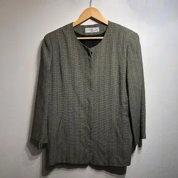 DELICE Sports 노카라 자켓 그레이 포멀 캐주얼