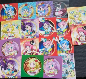 프리파라 씰 18장 세트 호조 소피 마나카 라라 토도 시온 레오나