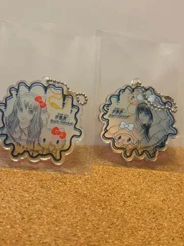 이토 준지 Sanrio 콜라보 가챠가챠 아크릴 참