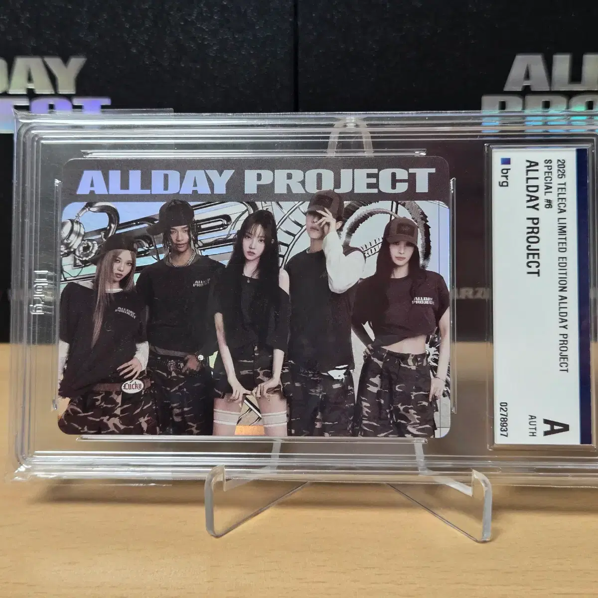 タレントカード ALLDAY PROJECT TELECA LIMITED EDITION 2025 Teleca Kpop Rookie ALLDAY PROJECT Trading Card BOX Sealed