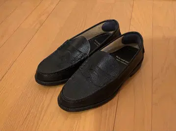 KENFORD 코인 로퍼 주름 가죽 사이즈 24