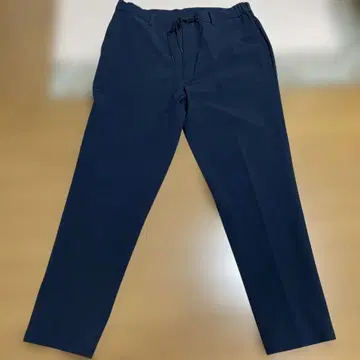 네이비 드로우 스트링 슬랙스