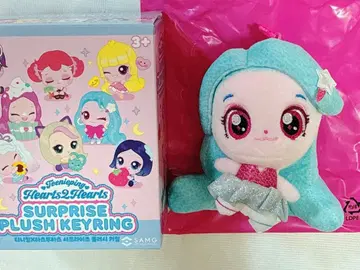 Hearts2Hearts 유하 티니핑 콜라보 봉제 인형 공식 하츄핑