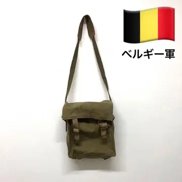 40s 벨기에군 데드스탁 캔버스 숄더백