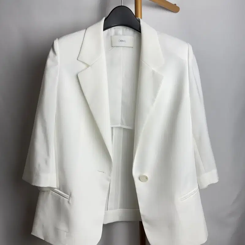 55size ) 23ss 듀엘 원버튼 7부소매 자켓