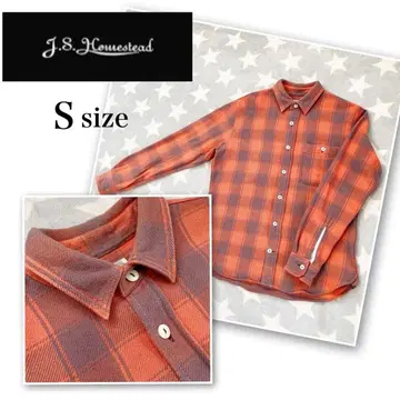 J.S Homestead 체크 무늬 셔츠 플란넬 셔츠