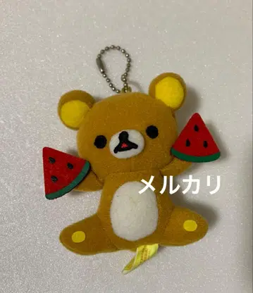 리락쿠마 수박 마스코트 키체인