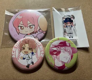 다이아몬드 A 코미나토 하루이치 캔뱃지 늘어나는 고양이