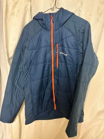 y2k mont-bell 다운 후드티 충전솜 드로 코드 cityboy